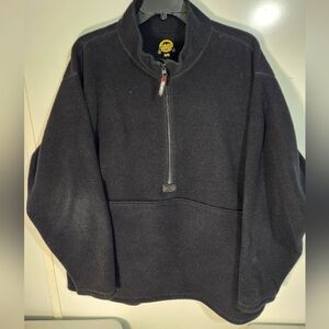 Black Half-Zip Men's Polartec, Size 3XLT